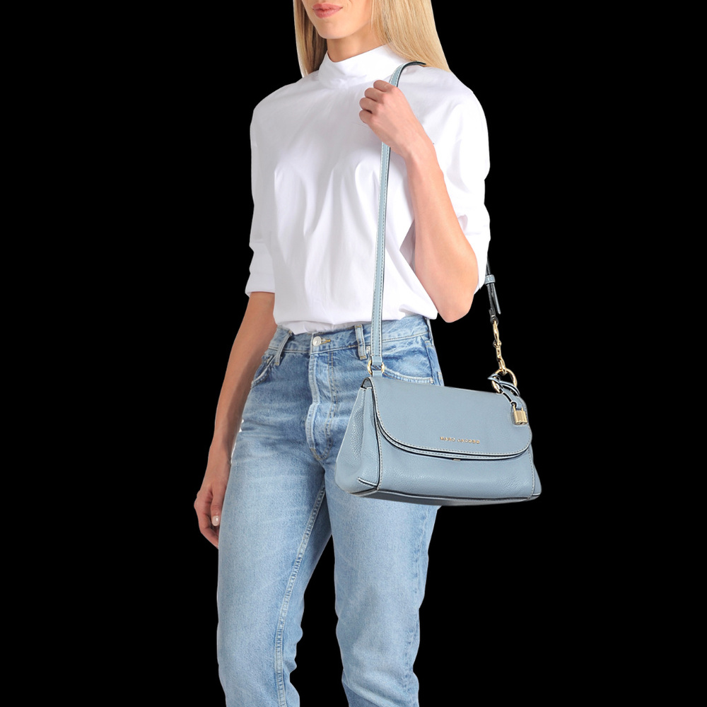 🆕 MARC JACOBS The Grind Boho Leather Bag - Picture 5 of 8